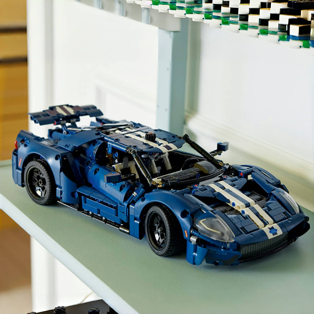 Ford GT3 sports car (42154) car building block series, 1466pcs, racing model kit, 2025 adult model car kit, holiday gift - perfect 1:1 replica compatible with LEGO