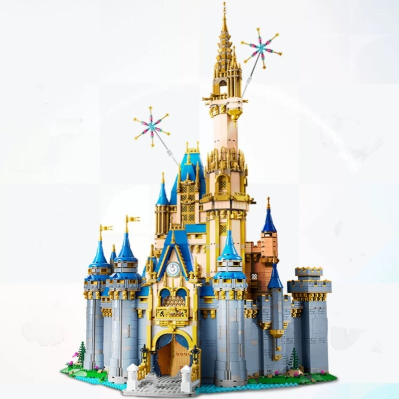Disney's new castle (43222) Disney building block series, 4837pcs, castle model set, 2025 adult model set, holiday gift - perfect 1:1 replica compatible with LEGO