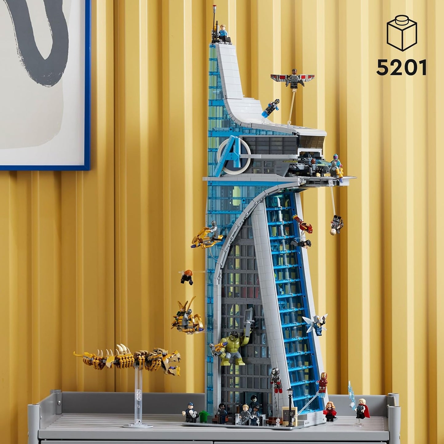 Avengers Tower (76269) Marvel Building Blocks Series, 5201pcs, Building Model Kit for Avengers movies, 2025 Adult Model Set, Festival Gift - Perfect 1:1 Remake compatible with LEGO