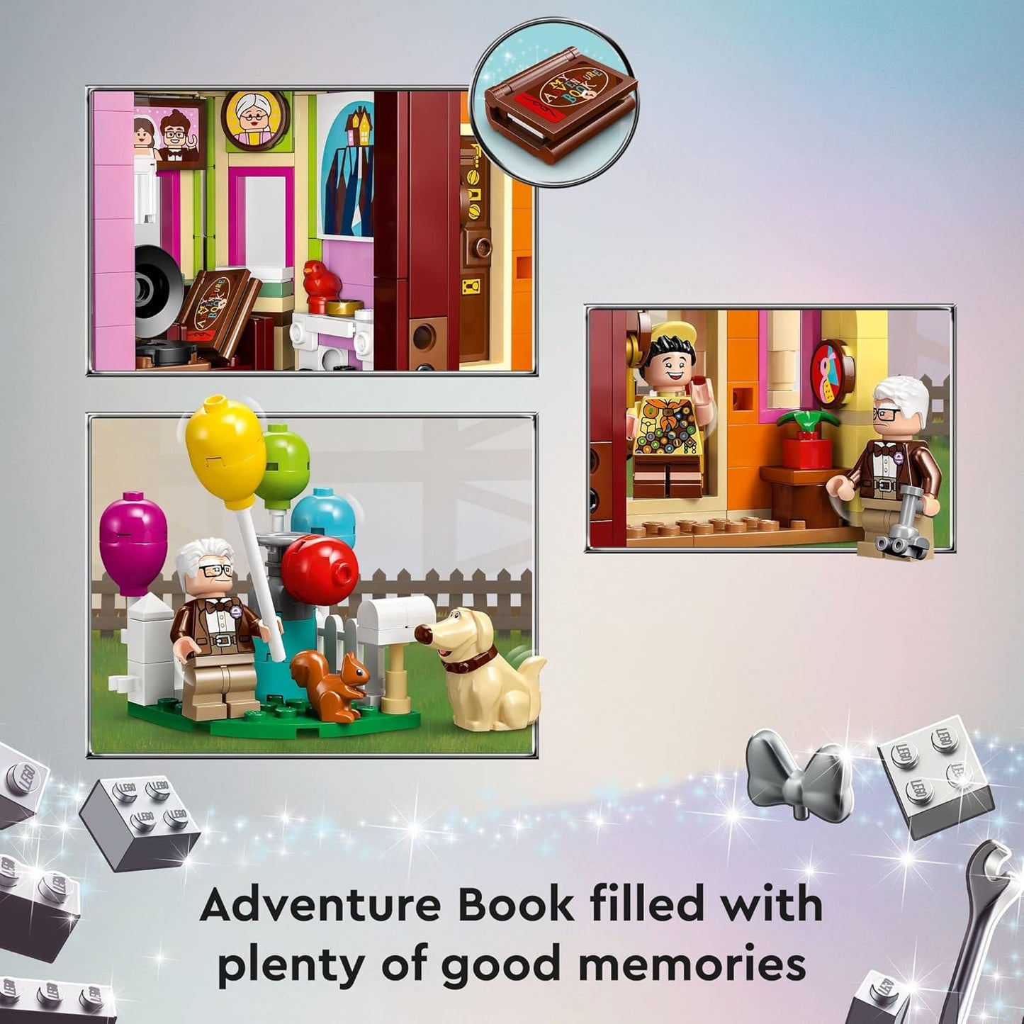 Disney House of Flying Apsaras Balloon House (43217) Disney Building Blocks Series, 598pcs, Castle Model Kit, 2025 Adult Model Set, Festival Gift - Perfect 1:1 Reproduction Compatible with LEGO