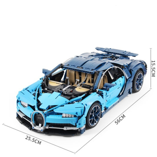 Bugatti sports car (42083) car building block series, 3599pcs, racing model set, 2025 adult model car set, holiday gift - perfect 1:1 replica compatible with LEGO