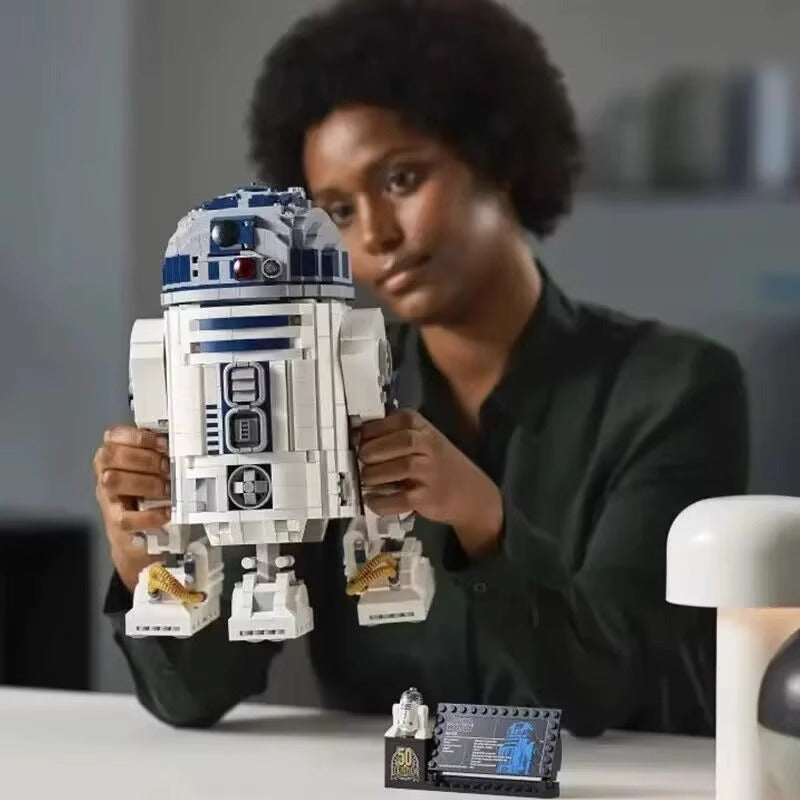 Star Wars R2 Robot (75379) interstellar robot building block series, 2314pcs, spaceship model kit, 2025 adult model fighter set, holiday gift - perfect 1:1 replica compatible with LEGO