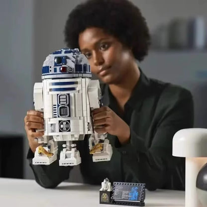 Star Wars R2 Robot (75379) interstellar robot building block series, 2314pcs, spaceship model kit, 2025 adult model fighter set, holiday gift - perfect 1:1 replica compatible with LEGO