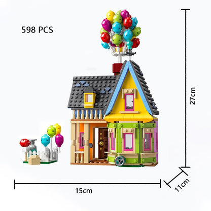 Disney House of Flying Apsaras Balloon House (43217) Disney Building Blocks Series, 598pcs, Castle Model Kit, 2025 Adult Model Set, Festival Gift - Perfect 1:1 Reproduction Compatible with LEGO
