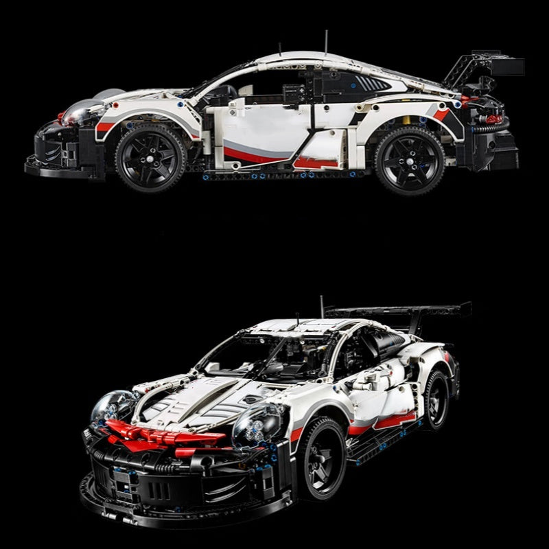 Porsche 911 sports car (42096) car building block series, 1580pcs, racing model set, 2025 adult model car set, holiday gift - perfect 1:1 replica compatible with LEGO