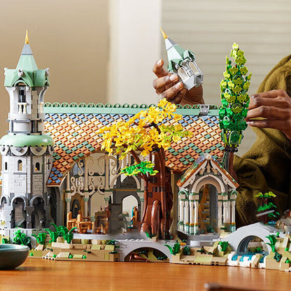The Lord of the Rings Valley Castle (10316): The Lord of the Rings movie building block series, 6167pcs, castle model kit, 2025 adult model kit, holiday gift - perfect 1:1 replica compatible with LEGO