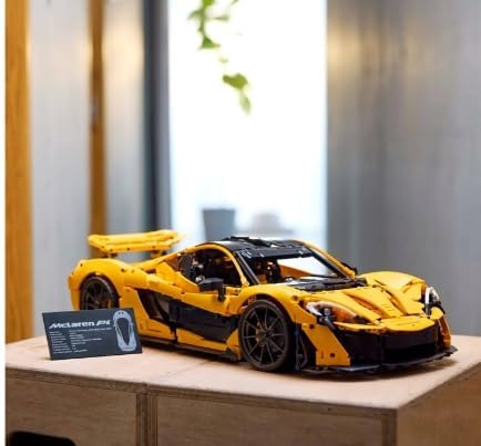 McLaren P1 sports car (42172) car building block series, 3893pcs, racing model set, 2025 adult model car set, holiday gift - perfect 1:1 replica compatible with LEGO