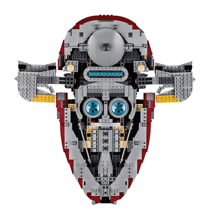 Star Wars Slave spacecraft (75060) interstellar building block series, 1996 pieces, spaceship model kit, 2025 adult model fighter set, holiday gift - perfect 1:1 replica compatible with LEGO