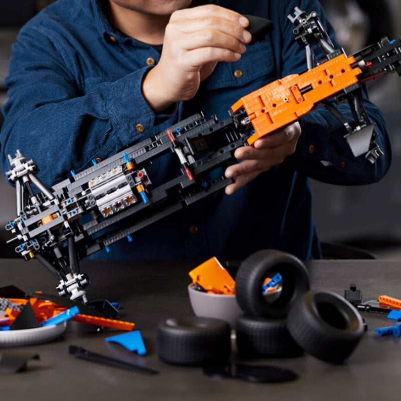 McLaren F1 Formula One racing car (42141) car building block series, 1432pcs，racing model kit, 2025 adult model car kit, holiday gift - perfect 1:1 replica compatible with LEGO