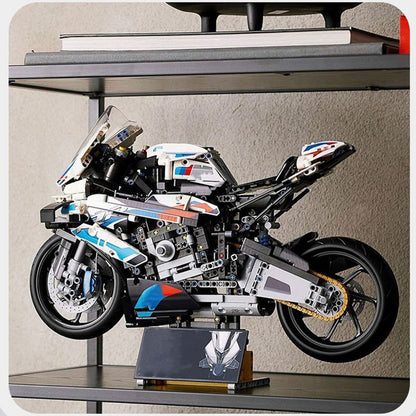 BMW 1000RR motorcycle sports car (42130) motorcycle building block series, 1920pcs, racing model set, 2025 adult model car set, holiday gift - perfect 1:1 replica compatible with LEGO