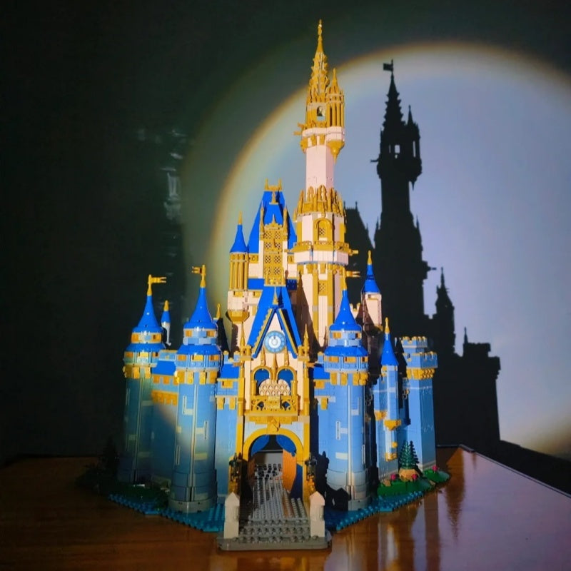 Disney's new castle (43222) Disney building block series, 4837pcs, castle model set, 2025 adult model set, holiday gift - perfect 1:1 replica compatible with LEGO