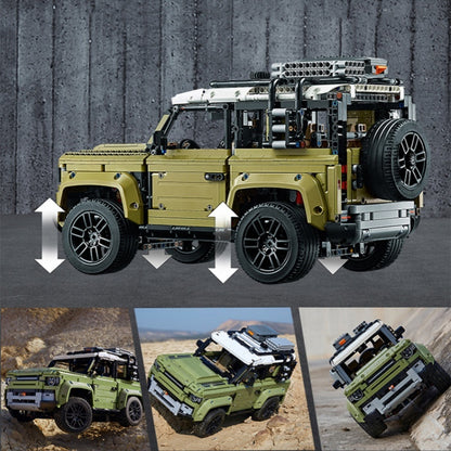 Land Rover off-road vehicle (42110) car building block series, 2573pcs，racing model kit, 2025 adult model car kit, holiday gift - perfect 1:1 replica compatible with LEGO