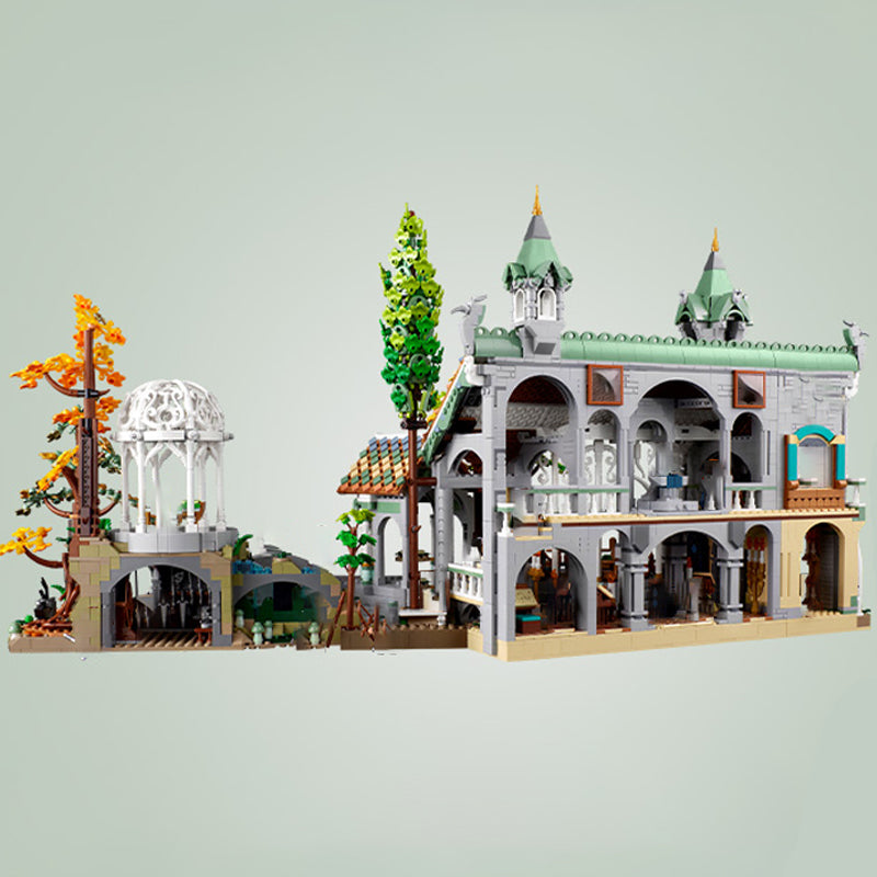 The Lord of the Rings Valley Castle (10316): The Lord of the Rings movie building block series, 6167pcs, castle model kit, 2025 adult model kit, holiday gift - perfect 1:1 replica compatible with LEGO