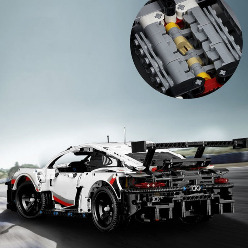 Porsche 911 sports car (42096) car building block series, 1580pcs, racing model set, 2025 adult model car set, holiday gift - perfect 1:1 replica compatible with LEGO