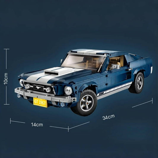 Ford Mustang sports car (10265) car building block series, 1471pcs, Racing model kit, 2025 adult model car kit - perfect 1:1 replica compatible with LEGO