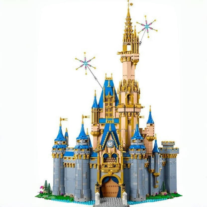 Disney's new castle (43222) Disney building block series, 4837pcs, castle model set, 2025 adult model set, holiday gift - perfect 1:1 replica compatible with LEGO
