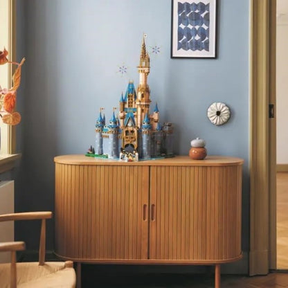 Disney's new castle (43222) Disney building block series, 4837pcs, castle model set, 2025 adult model set, holiday gift - perfect 1:1 replica compatible with LEGO