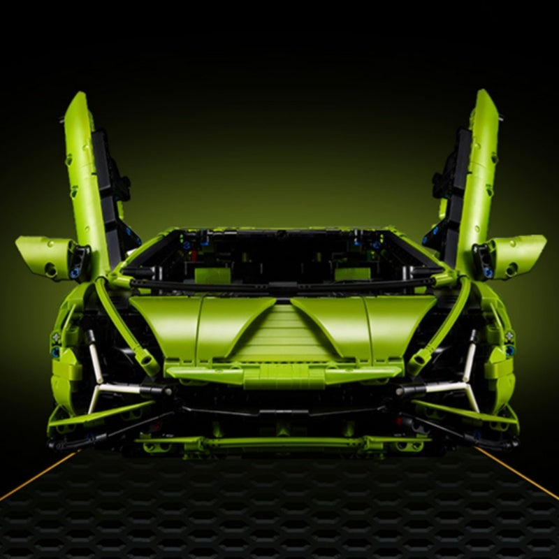 Lamborghini sports car (42115) car building block series, 3696 pcs, racing model kit, 2025 adult model car kit, holiday gift - perfect 1:1 replica compatible with LEGO