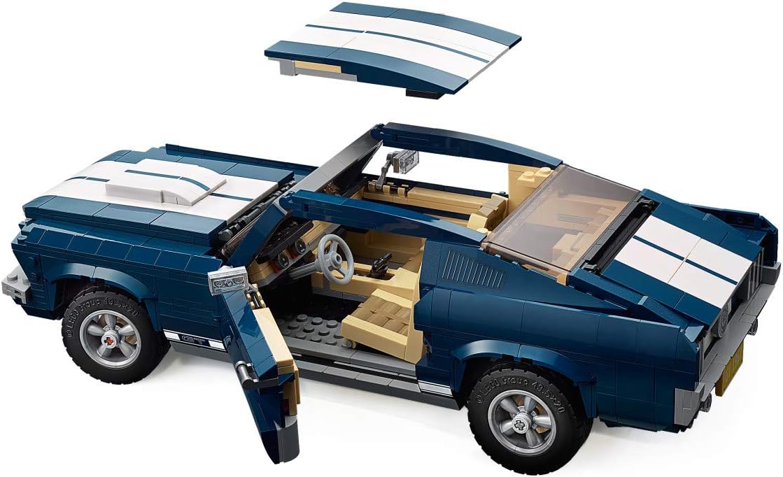 Ford Mustang sports car (10265) car building block series, 1471pcs, Racing model kit, 2025 adult model car kit - perfect 1:1 replica compatible with LEGO