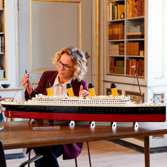 Titanic (10294) ship building block series, 9090pcs, sailboat model set, 2025 adult model ship set, holiday gift - perfect 1:1 replica compatible with LEGO