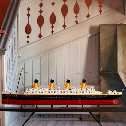 Titanic (10294) ship building block series, 9090pcs, sailboat model set, 2025 adult model ship set, holiday gift - perfect 1:1 replica compatible with LEGO