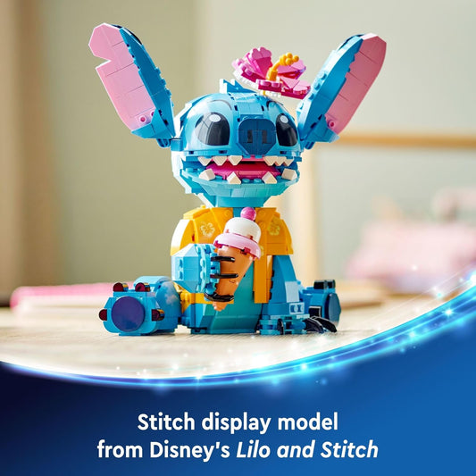 Lilo&Stitch Sitch (43249) Disney Doll Building Blocks Series, 730pcs, Animal Model Set, 2025 Adult Model Set, Festival Gift - Perfect 1:1 Reproduction Compatible with LEGO