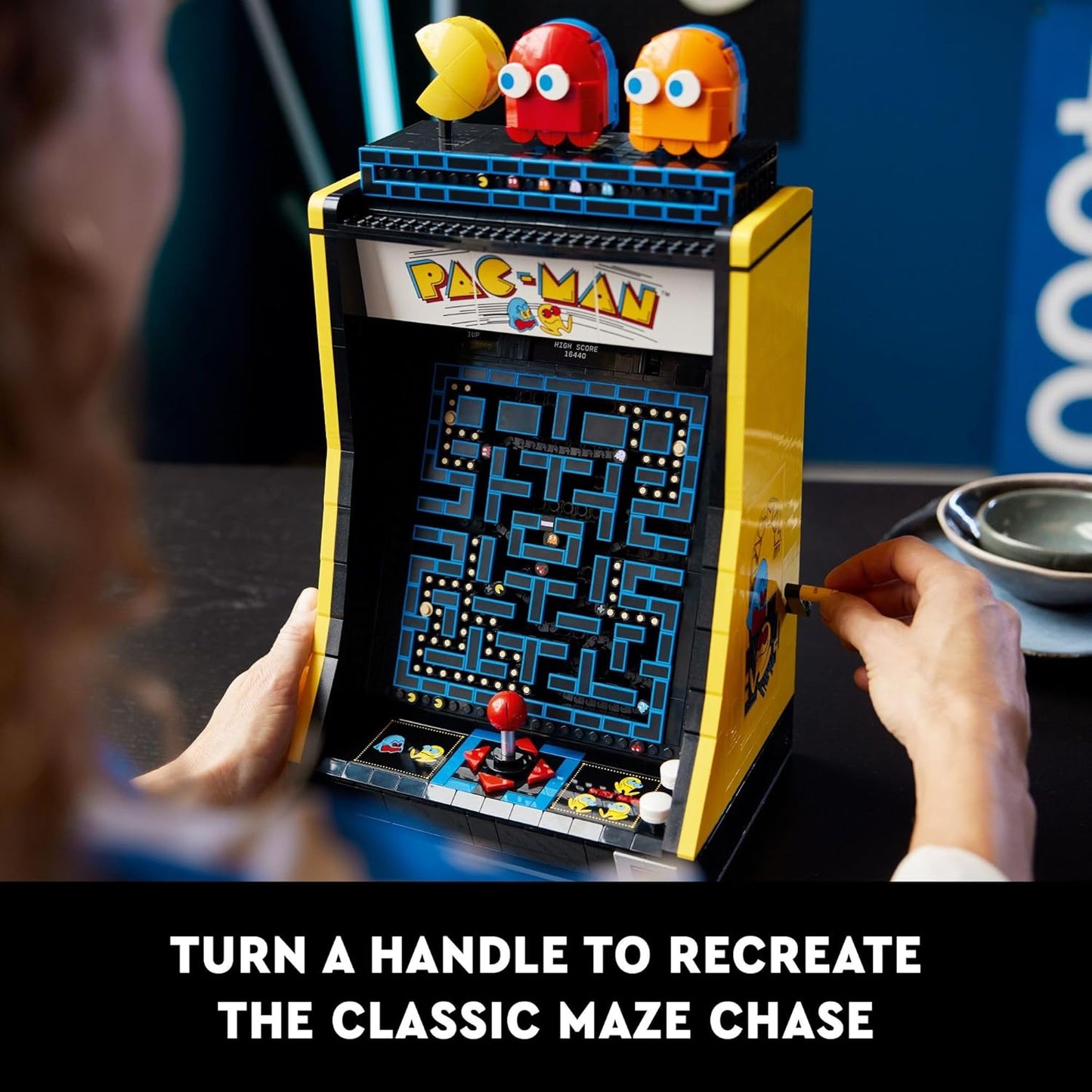 Pac Man game console (10323) game console building block series, 2651pcs, game console model set, 2025 adult model set, holiday gift - perfect 1:1 replica compatible with LEGO