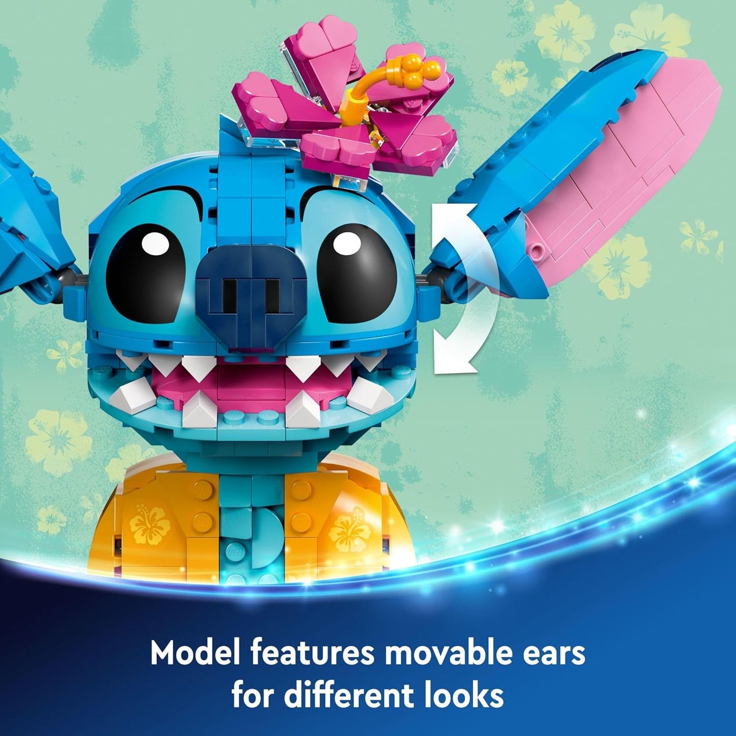 Lilo&Stitch Sitch (43249) Disney Doll Building Blocks Series, 730pcs, Animal Model Set, 2025 Adult Model Set, Festival Gift - Perfect 1:1 Reproduction Compatible with LEGO