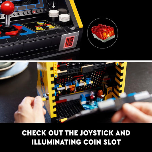 Pac Man game console (10323) game console building block series, 2651pcs, game console model set, 2025 adult model set, holiday gift - perfect 1:1 replica compatible with LEGO