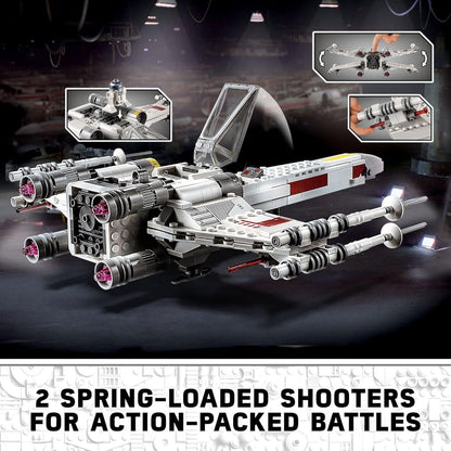 Star Wars X Fighter (75301) Interstellar Building Blocks Series, 474pcs, Spaceship Model Kit, 2025 Adult Model Fighter Set, Festival Gift - Perfect 1:1 Remake Compatible with LEGO