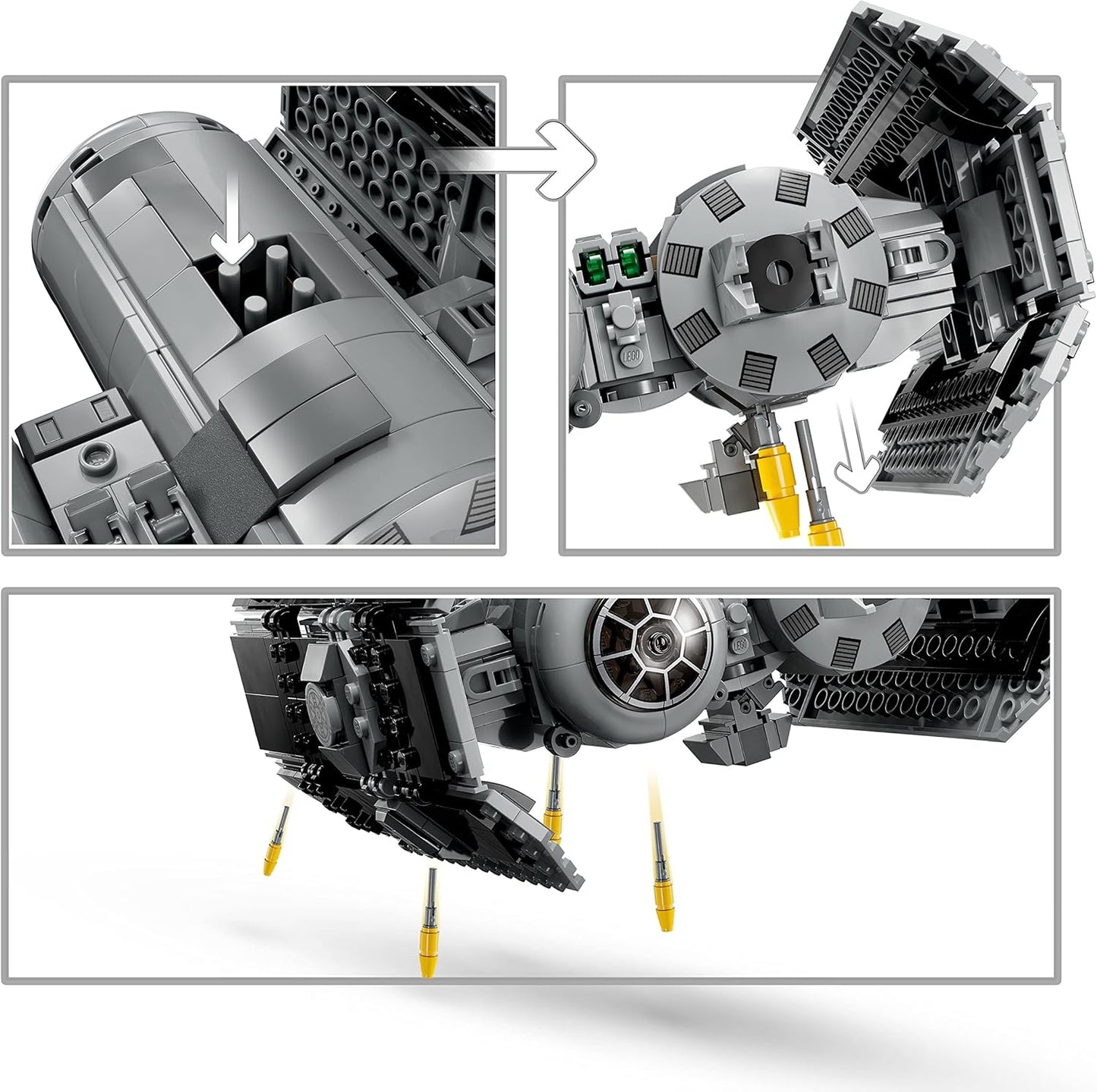 Star Wars Bomber (75347) Interstellar Building Blocks Series, 625pcs, Spaceship Model Kit, 2025 Adult Model Fighter Set, Festival Gift - Perfect 1:1 Remake Compatible with LEGO