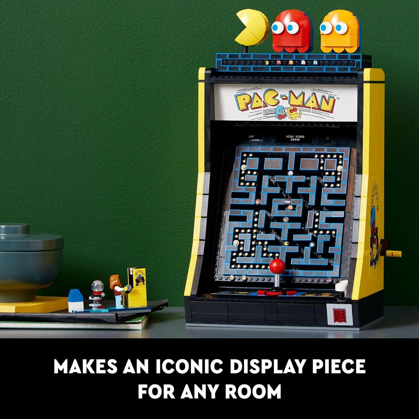 Pac Man game console (10323) game console building block series, 2651pcs, game console model set, 2025 adult model set, holiday gift - perfect 1:1 replica compatible with LEGO
