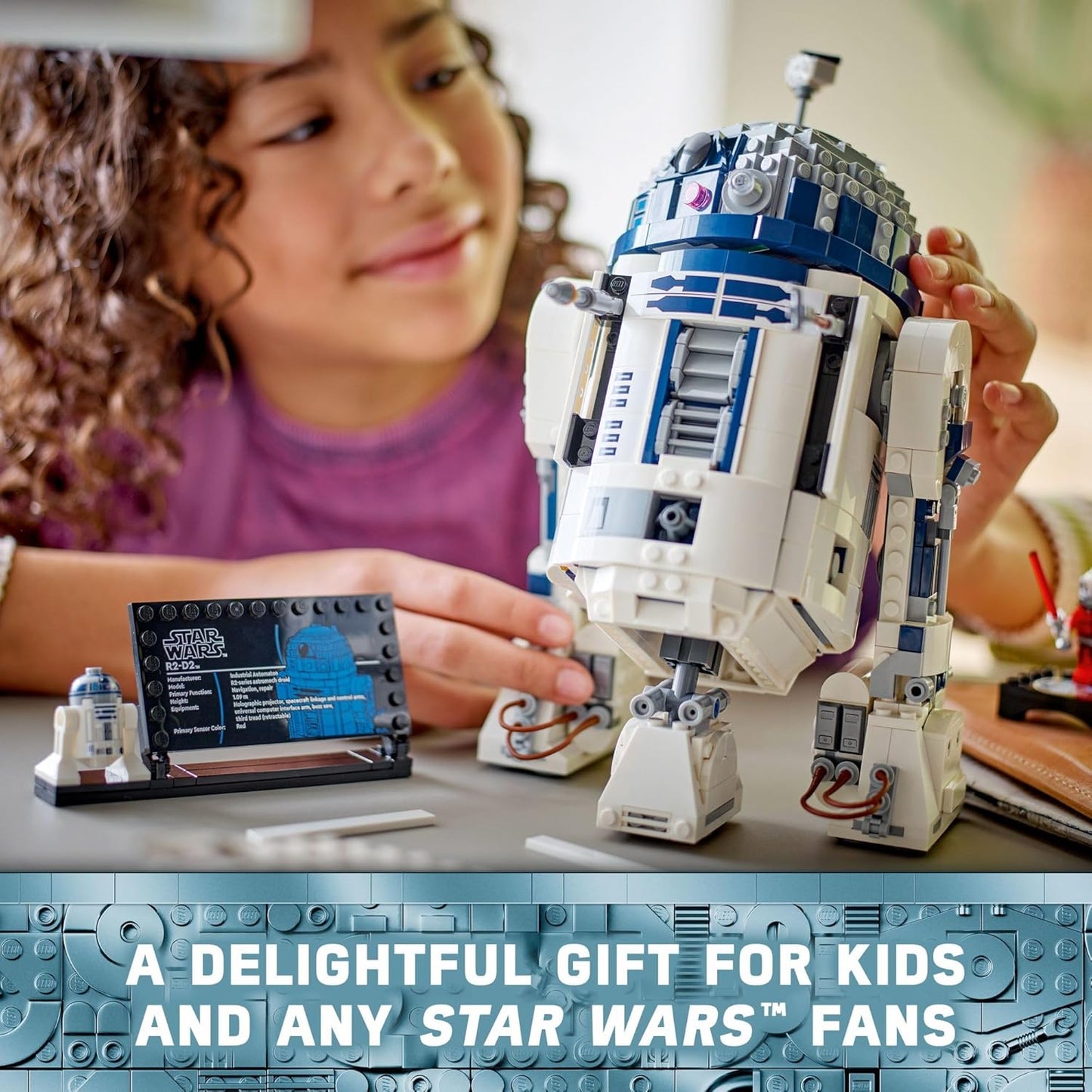 Star Wars R2 Robot (75379) interstellar robot building block series, 2314pcs, spaceship model kit, 2025 adult model fighter set, holiday gift - perfect 1:1 replica compatible with LEGO