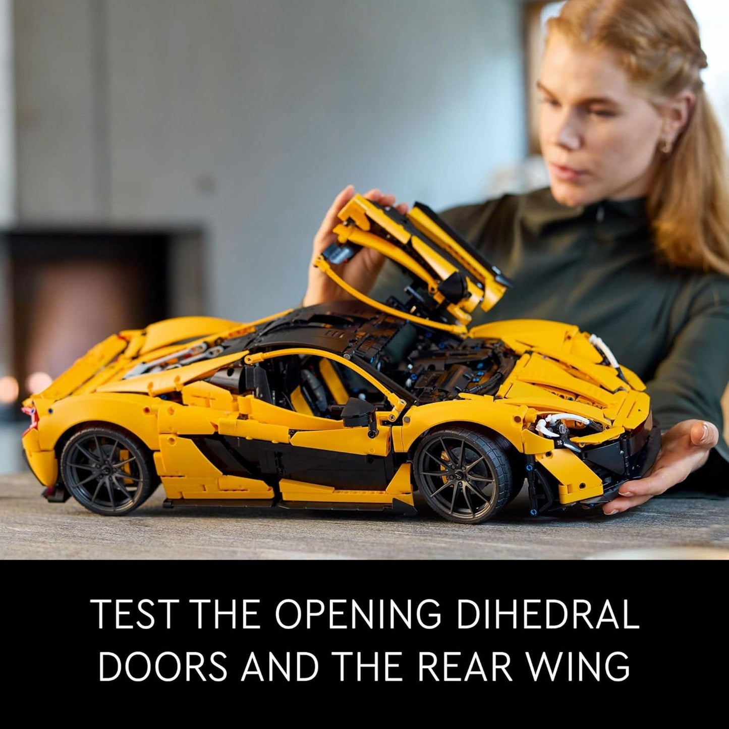 McLaren P1 sports car (42172) car building block series, 3893pcs, racing model set, 2025 adult model car set, holiday gift - perfect 1:1 replica compatible with LEGO
