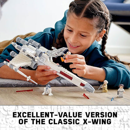 Star Wars X Fighter (75301) Interstellar Building Blocks Series, 474pcs, Spaceship Model Kit, 2025 Adult Model Fighter Set, Festival Gift - Perfect 1:1 Remake Compatible with LEGO
