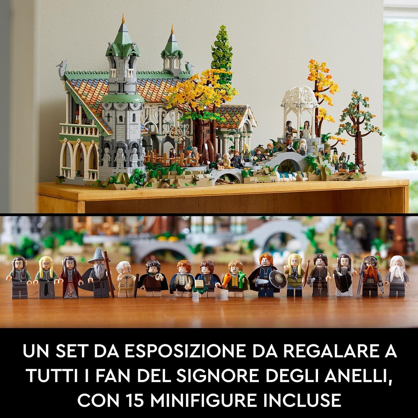 The Lord of the Rings Valley Castle (10316): The Lord of the Rings movie building block series, 6167pcs, castle model kit, 2025 adult model kit, holiday gift - perfect 1:1 replica compatible with LEGO