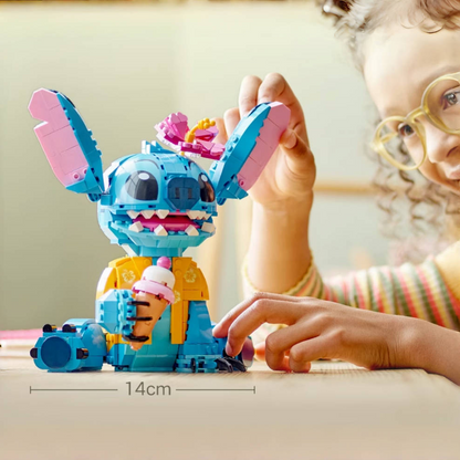 Lilo&Stitch Sitch (43249) Disney Doll Building Blocks Series, 730pcs, Animal Model Set, 2025 Adult Model Set, Festival Gift - Perfect 1:1 Reproduction Compatible with LEGO
