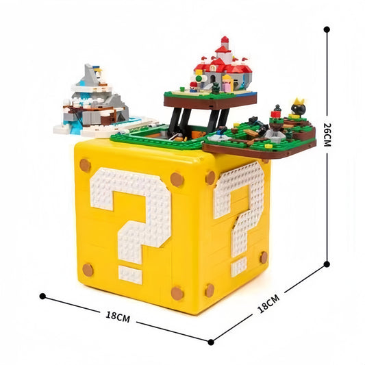 Mario Yellow Question Box (71395) Steam game building block series, 2064pcs, box model kit, 2025 adult model kit, holiday gift - perfect 1:1 replica compatible with LEGO