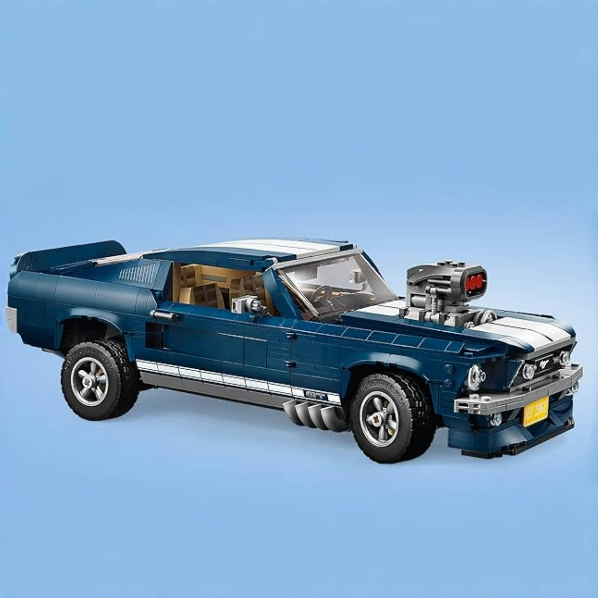 Ford Mustang sports car (10265) car building block series, 1471pcs, Racing model kit, 2025 adult model car kit - perfect 1:1 replica compatible with LEGO