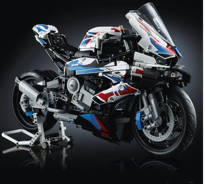 BMW 1000RR motorcycle sports car (42130) motorcycle building block series, 1920pcs, racing model set, 2025 adult model car set, holiday gift - perfect 1:1 replica compatible with LEGO