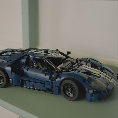 Ford GT3 sports car (42154) car building block series, 1466pcs, racing model kit, 2025 adult model car kit, holiday gift - perfect 1:1 replica compatible with LEGO