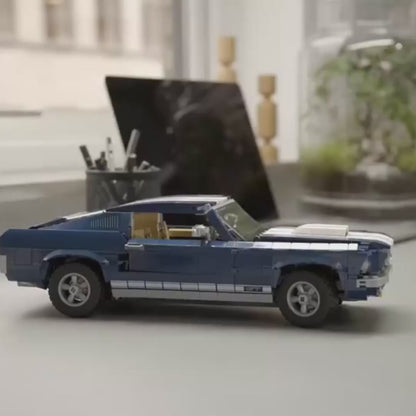 Ford Mustang sports car (10265) car building block series, 1471pcs, Racing model kit, 2025 adult model car kit - perfect 1:1 replica compatible with LEGO